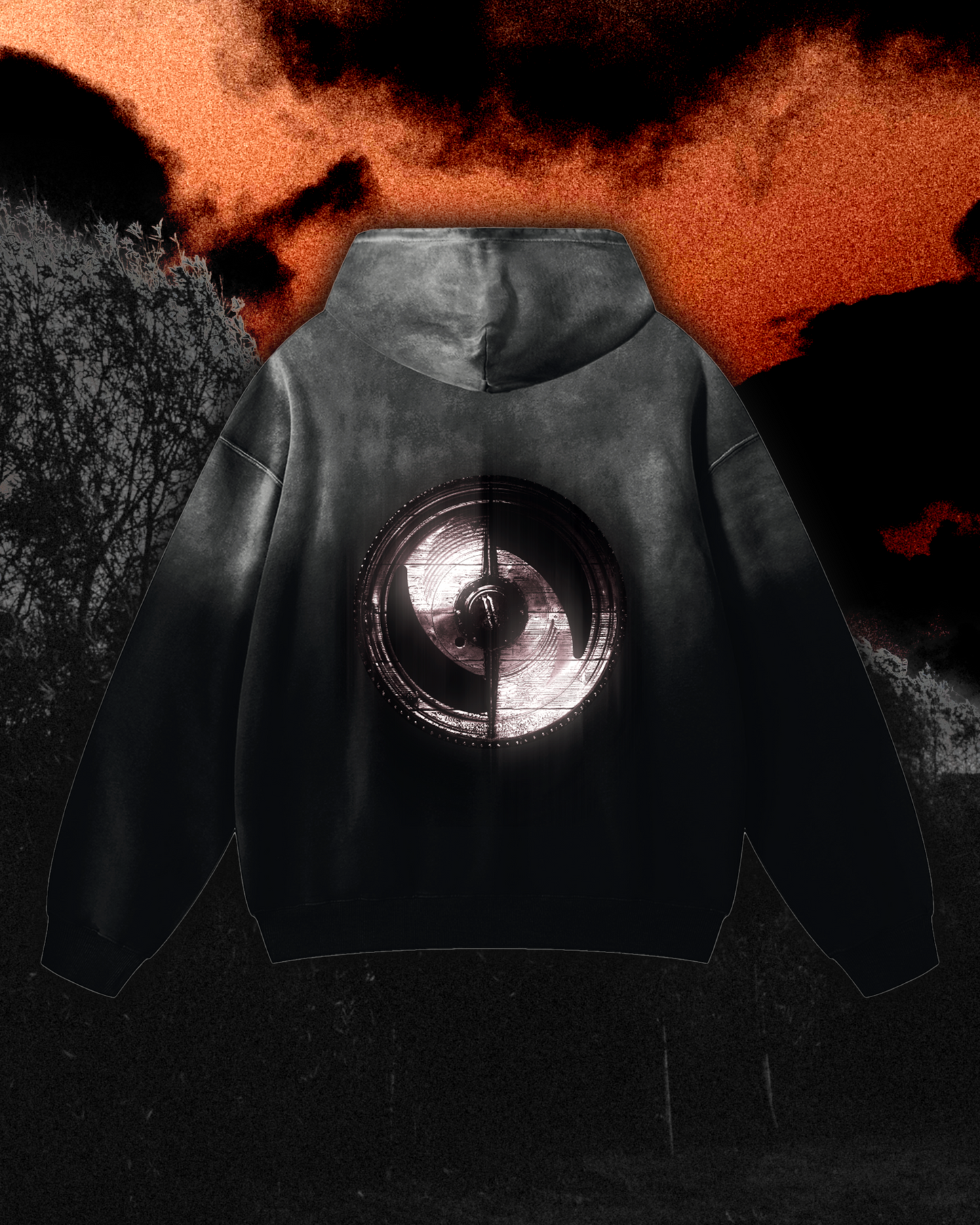 2-Spoke Defender Oversized Hoodie