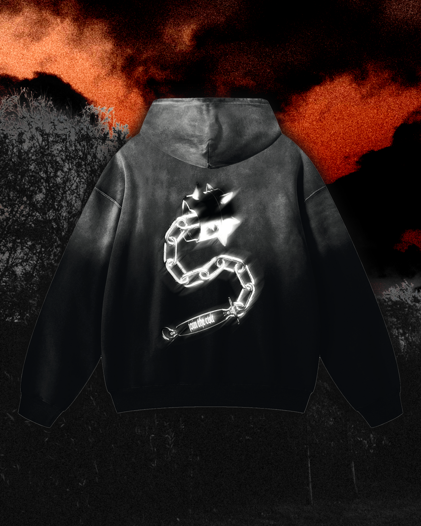 Flail to the Death Oversized Hoodie