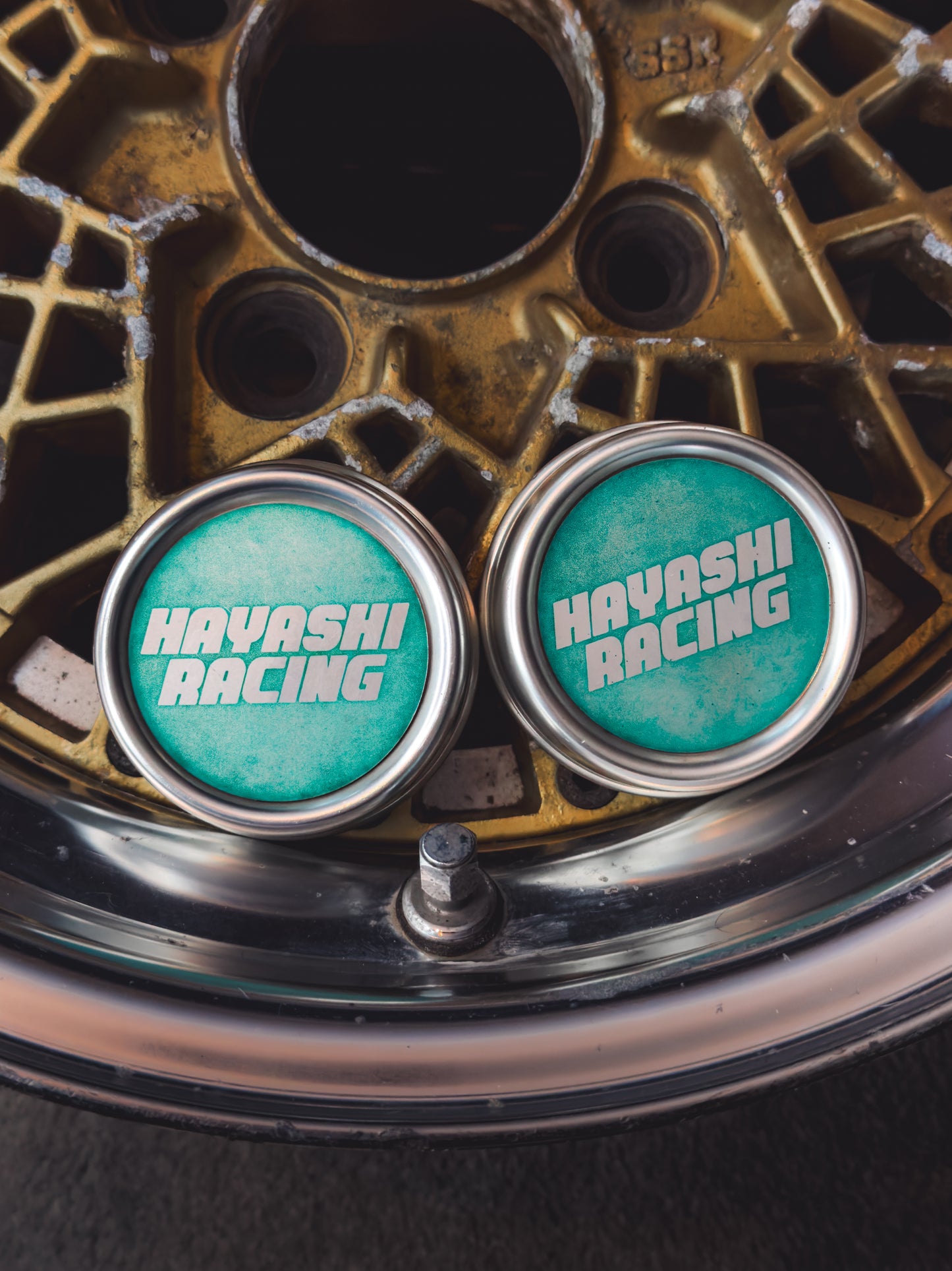 Hayashi Racing Center Caps