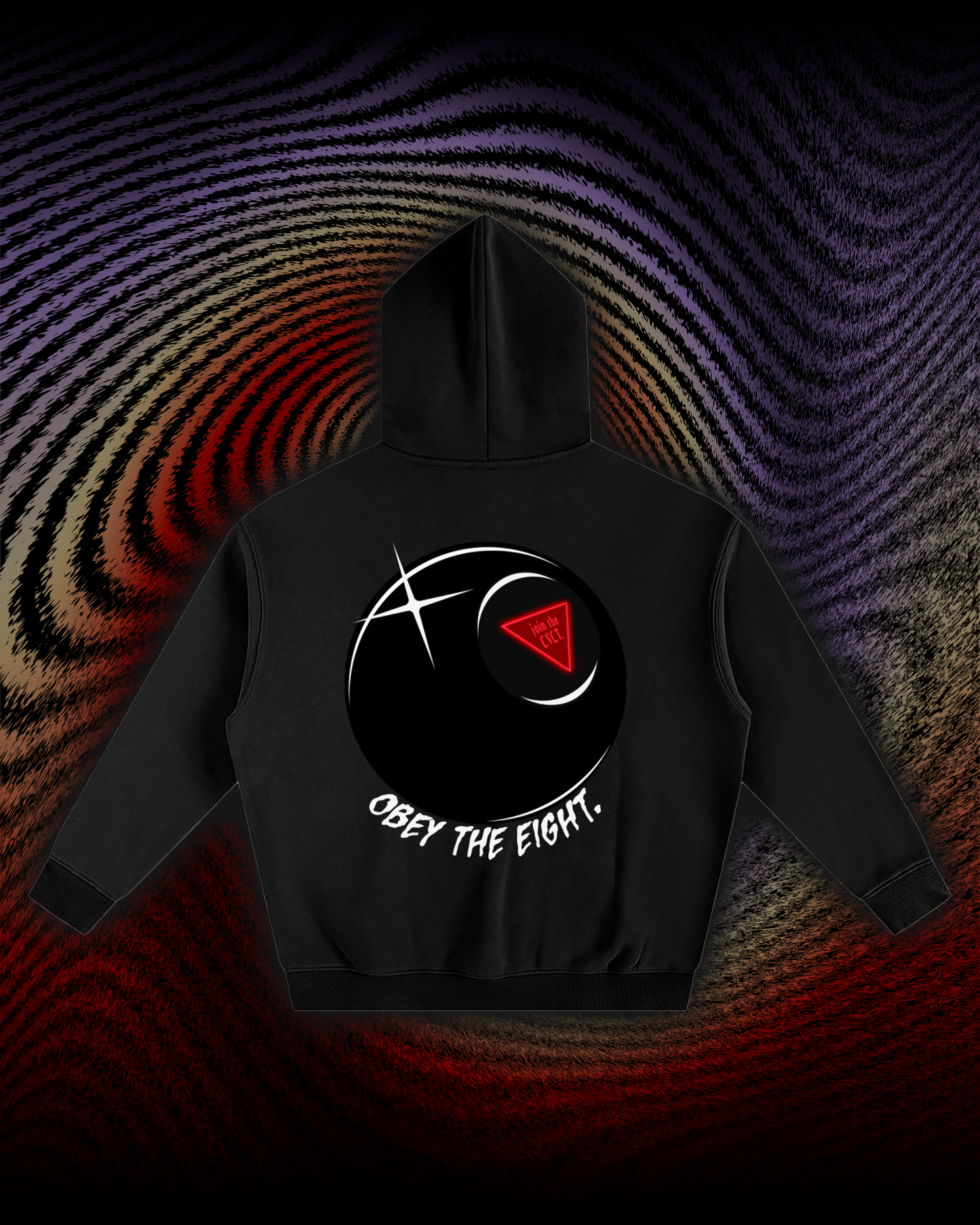 Obey the Eight Fleeced Hoodie