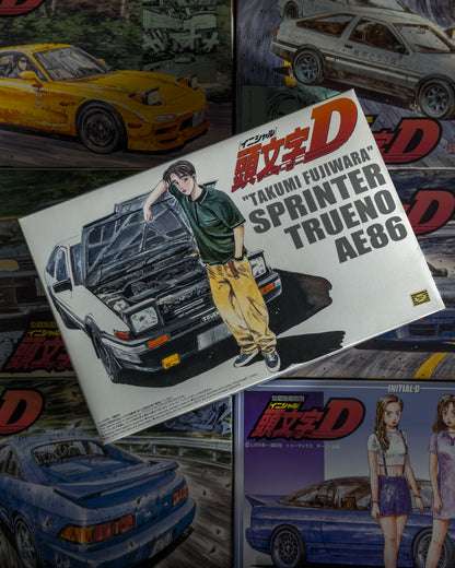 Initial D AE86 1/24 Model Kit