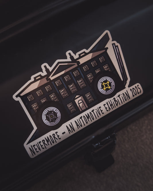Nevermore - An Automotive Exhibition Sticker