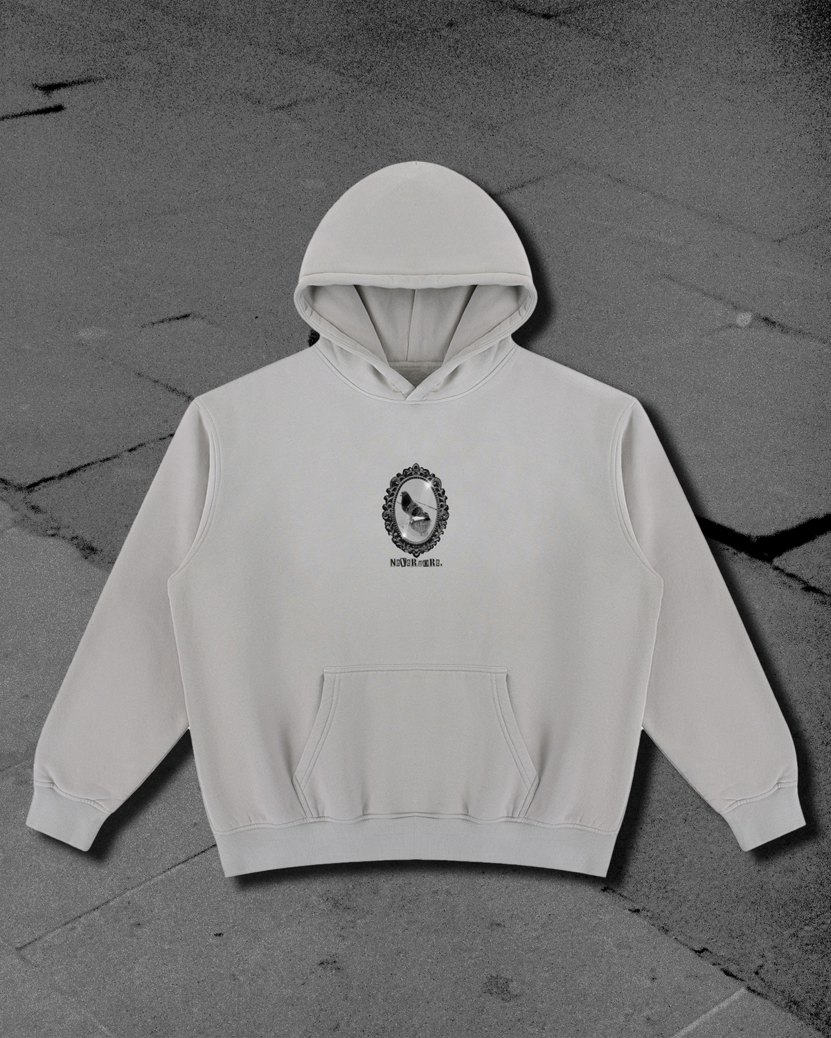 'The Pigeon' Fleece Hoodie (Grey)